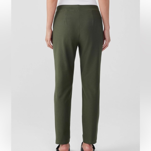 Eileen Fisher Olive Ankle Pants - XL - Picture 3 of 8